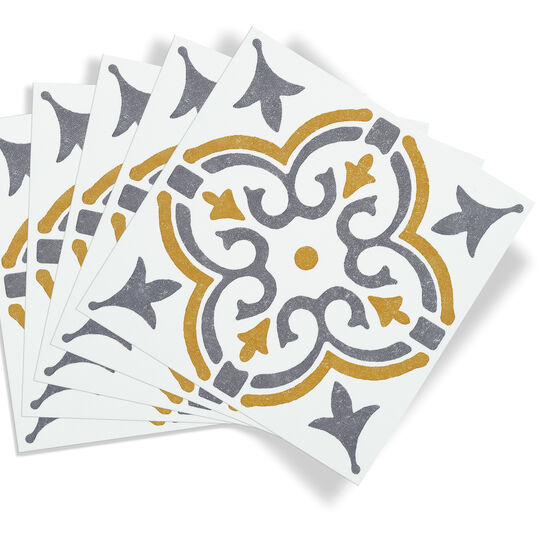 selbstklebende Wandfliesen Wall Tiles Jamila gold (6er Set) image number null